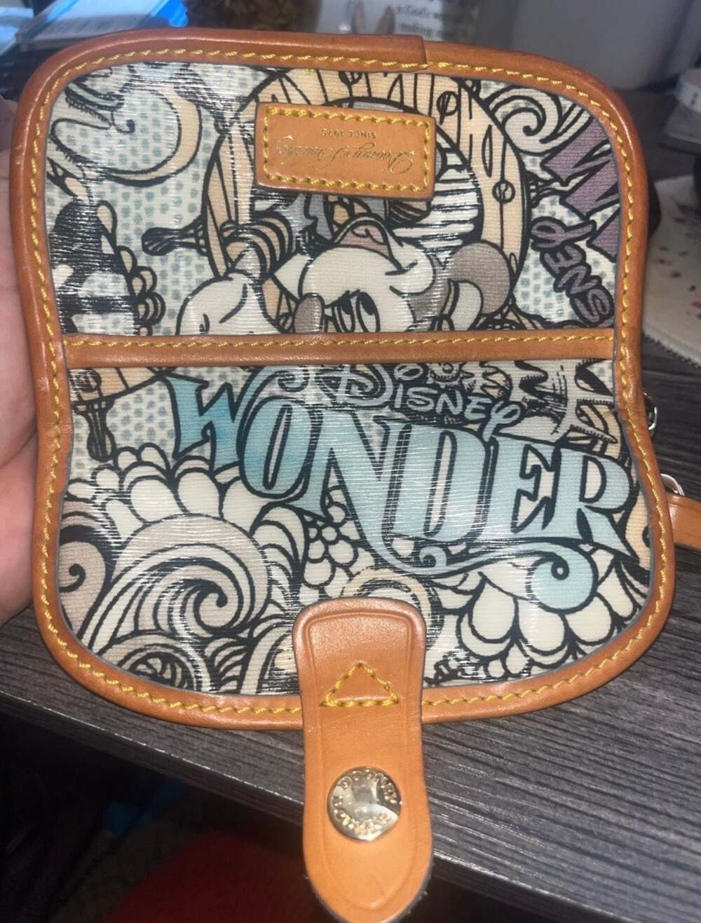 Dooney & Bourke Disney Cruise Line "Disney Wonder" inaugural season Flap Wristle